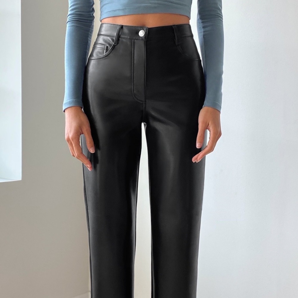 The Melina Pant Vegan Leather Short